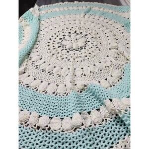 Crochet Baby Blanket Throw Beautiful Hand Made Super‎ Soft